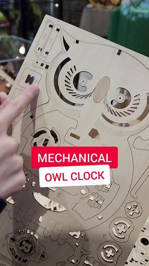 Unboxing the DIY Owl Clock Mechanical Puzzle Kit
