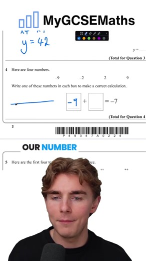Negative Number Arithmetic - #gcsemaths #gcsemathsrevision #maths #mathsrevision #education #mathstutor #gcsetutor #gcsemathstutor