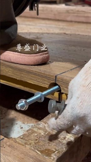 Pineapple Wood Gate with Threaded Rods | Traditional Craftsmanship Meets Modern Strength #viralvideo