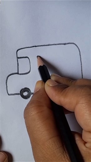 easy bus drawing #shorts #art #drawing #short #shortvideo