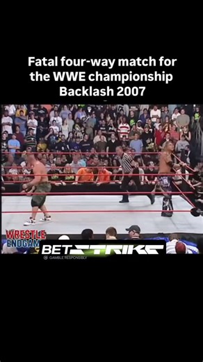 wrestlendgame on Instagram: "Backlash 2007. Four icons. One title. Zero room for mistakes. 🔥 You had John Cena, Randy Orton, Edge, and Shawn Michaels — all in their prime, colliding in one of the most stacked WWE Championship matches ever. This wasn’t just a match — it was a generation-defining moment. Every move felt personal. Every near-fall had the entire arena holding its breath. This is the era that proved in-ring storytelling can be cinema. So here’s the real question… If you were booking