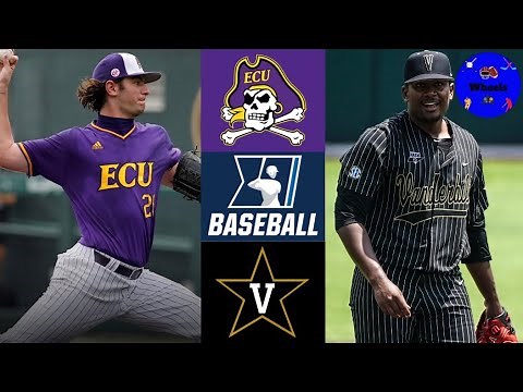 #13 East Carolina vs #4 Vanderbilt | Super Regional Game 1 | 2021 College Baseball Highlights