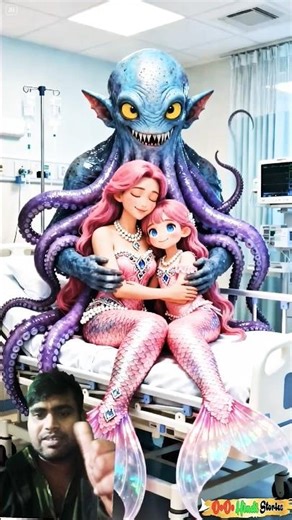 नन्ही जलपरी और octopus ne, jalpari की मां को ठीक कर diya #trending #facts #greenscreen #octopus