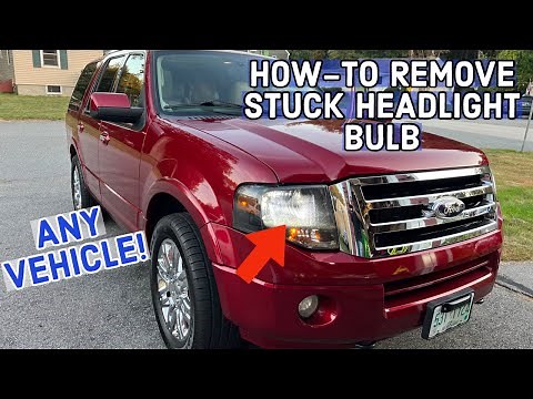 Remove A Stuck Headlight Bulb In 1 Minute!