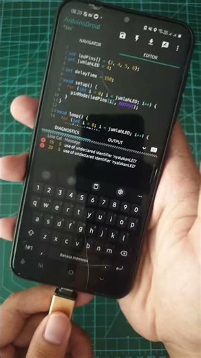 Koding Arduino di HP?? #adsp #tutorial #arduino #shorts #viral