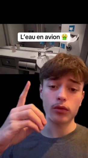 Après qui bois du café dans l’avion en vrai #avion #aviation #eau