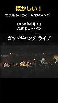 1988 The Gadd Gang Live at Roppongi Pit Inn! So cool #shorts