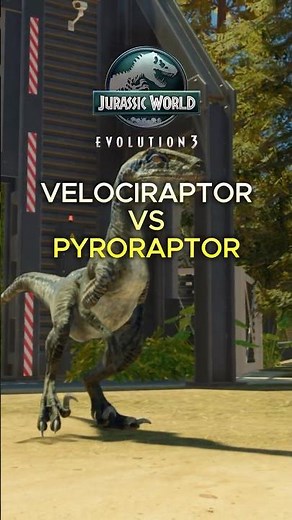 Raptor Showdown: Velociraptor vs Pyroraptor | Jurassic World Evolution 3
