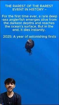 Unbelievable! RARE Deep-Sea ANGLER FISH Reaches Ocean Surface for the FIRST TIME in History!