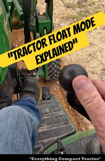 How To Put Your Tractor Loader In FLOAT MODE 🚜 #CompactTractor #TractorTips #FrontEndLoader