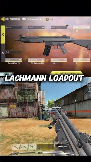 New Upcoming Lachmann Gun Loadout 🤗 COD Mobile