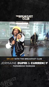 2.4K views · 34 reactions |   Jermaine Dupri & Curren$y will be in the building tomorrow! There’s a lot we discuss and you don’t want to miss ! Set your alarms ⏰ . Follow @breakfastclubam  | Breakfast Club | Facebook