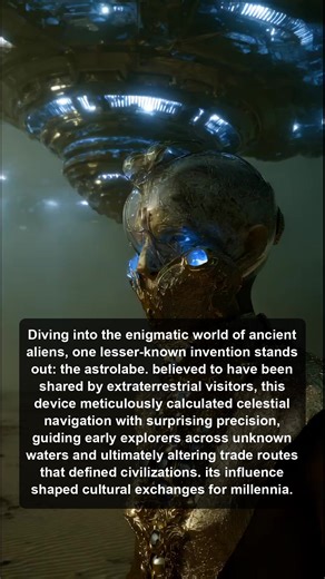 Discover how the ancient astrolabe, believed to be an alien invention, revolutionized navigation and trade, connecting civilizations and shaping cultural exchanges for thousands of years. | Alien Footprints in History