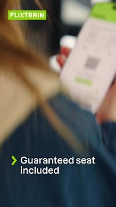 Seat reserved, no flapping required. Every FlixTrain ticket comes with a guaranteed seat. Glide into comfort, land in style. Beak there or be square. | FlixBus