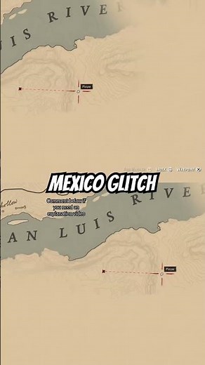 RDR2: John into Mexico | Hidden Glitch | #rdr2 #games #arthurmorgan