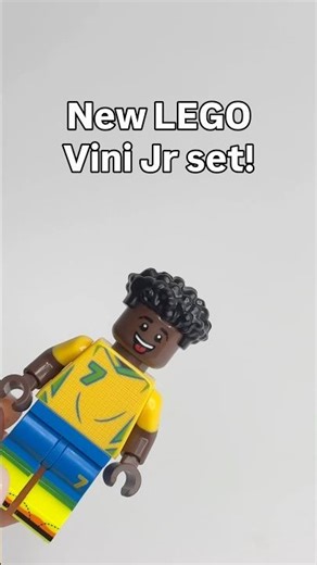New LEGO Vini Jr set! 🇧🇷 #newlego #legosoccer #vinijr