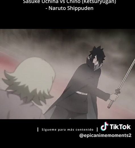 Sasuke Uchiha vs Chino en Naruto Shippuden