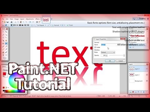 Paint.NET S04 E05 | Basic text editing (part 1 of 2)