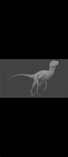 Primeval Island Velociraptor "revival" 🦖 #dinosaur #3dmodeling
