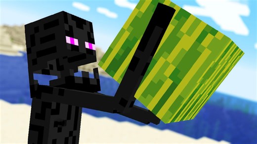 Minecraft mobs if they could eat blocks