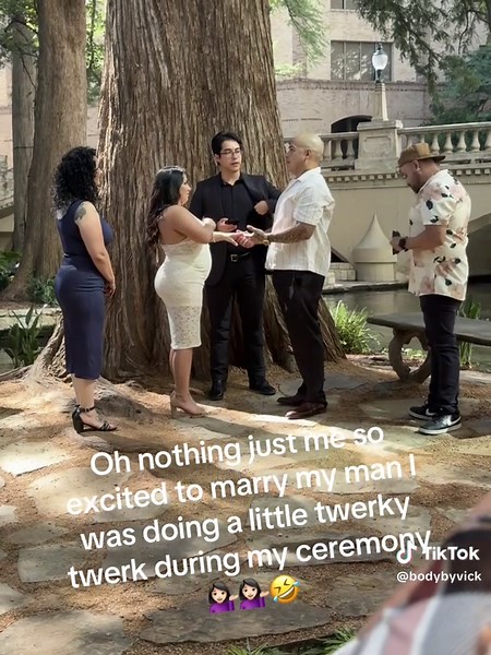 Twerking Fun at My Wedding Ceremony