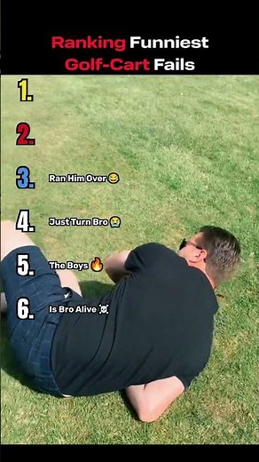Ranking Funniest Golf-Cart Fails 😂