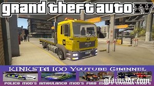 GTA 4 Man TGL AA Tow Truck Mod - GTAinside.com