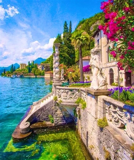 Shaped like an inverted Y, surrounded by mountains and dotted with charming resort villages, Lake Como is the most picturesque travel destination for lovers. | Lake Como