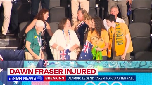 Olympic swimming legend Dawn Fraser is tonight in a Queensland hospital with serious injuries, after a fall at her home. #NBNNews | NBN Television