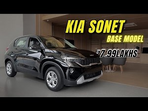 2024 Kia Sonet Base Model Review: Features, On Road Price