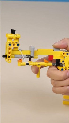 I made a semi-auto LEGO pistol that fires technic axles! #lego #legomoc #afol