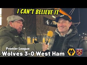 I CAN'T BELIEVE IT 😱 Wolves 3-0 West Ham EXTRA Fan Reaction | Premier League