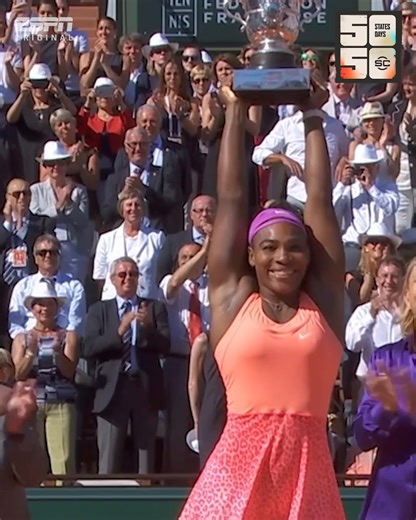 4.3K views · 45 reactions | "The greatest achievement in sports ever.”  Serena Williams’ coach, Patrick Mouratoglou, says the Michigan-born star makes impossible become possible. Watch “In the Arena: Serena Williams” on ESPN+  | ESPN Originals | Facebook