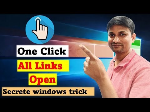 Open all links in One click | How to open multiple URLs at once