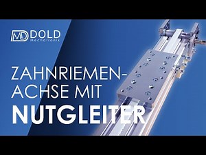 Powerful toothed belt linear axis with Arduino control for heavy loads