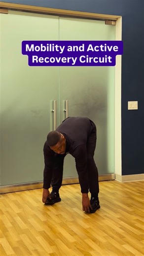 Damon Reio | Women 40+ Strength & Fat Loss Coach on Instagram: "STEAL THIS ACTIVE RECOVERY MOBILITY FLOW AFTER A SORE WORKOUT 🧘🏾⁣ ⁣ This active recovery circuit resets tight hips, shoulders, and your lower back, perfect after long hours sitting or working at a desk.⁣ ⁣ 📍10 Gorilla Squats – opens hips and ankles while stretching hamstrings⁣ ⁣ 📍10 Trunk Rotations – improves spine mobility and posture⁣ ⁣ 📍20 Lateral Lunges – strengthens inner thighs and hip stabilizers⁣ ⁣ 📍10 Dynamic Stretche