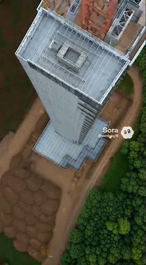 Forest clearing and building construction time lapse.