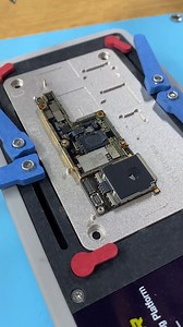 One small capacitor broke and cause the whole motherboard "dead". See how we repair it. #microsoldering #capacitor #iphonerepair #phonerepair #rosin | REWA Tech