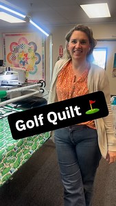 Fun quilt idea for graduating seniors, as well as for Father’s Day! @kimkwilts shares her version of a golf quilt! | Handi Quilter