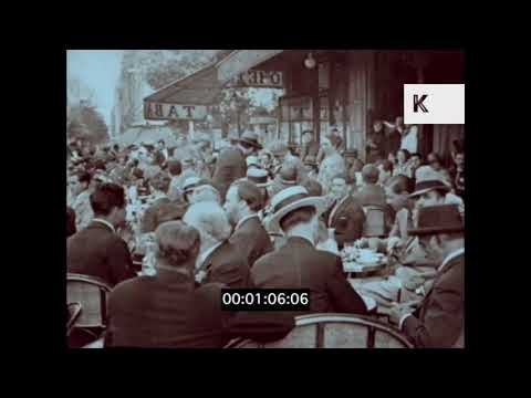 1920s Paris Landmarks Monuments Architecture Traffic