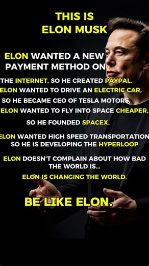 Be Like Elon Musk 🚀 | Stop Complaining, Start Building 🔥 #Shorts#ytshorts #motivation