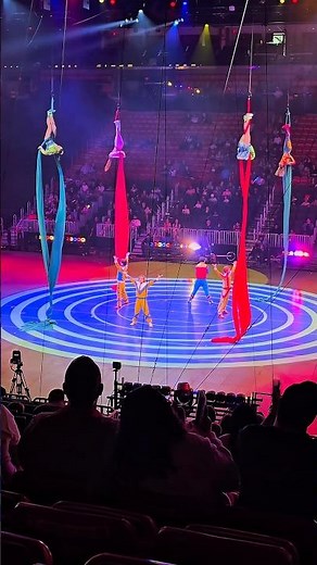 Ringling Bros Opening Act | Floor Acrobatics & Aerial Silks