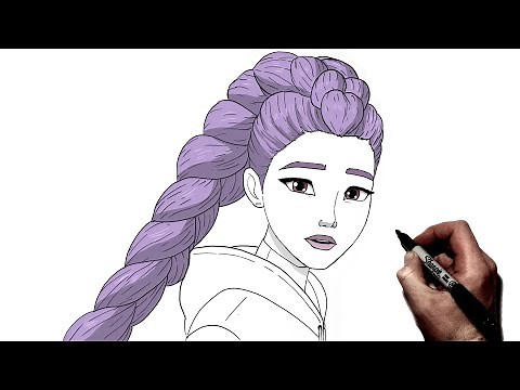 How To Draw Rumi " Free " | Step BY Step | KPop Demon Hunters