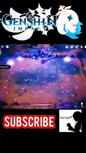 Genshin Impact Illuga quest Bad Apple version project Sekai #genshinimpact #hoyovers #badapple