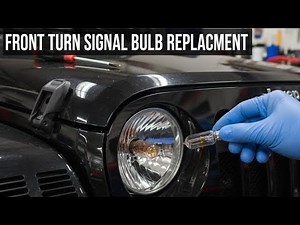Jeep Wrangler JK Front Turn Signal Bulb Replacement (2007-2015)