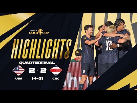 United States 2-2 Costa Rica | Gold Cup 2025 | Quarterfinals