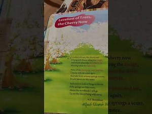 Class-5 Poem - Loveliest of Trees, the Cherry Now( explanation of the poem) @Priyanka's teaching ♥️🥰