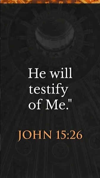 "The Holy Spirit does not glorify himself. He glorifies Christ. The Holy Spirit is here to..."