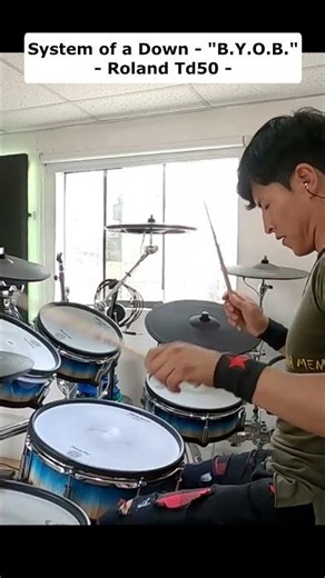 System Of A Down - B.Y.O.B. - #drumcover #systemofadown #rolanddrums #superiordrummer3
