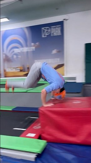 1-2-3 Steps How to Flip! Blippi Learns Gymnastics! #blippi #shorts